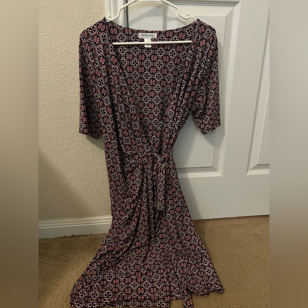 Women’s Motherhood Maternity Wrap Dress